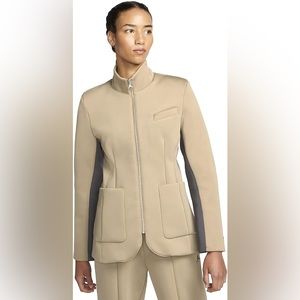 Jordan Khaki Jacket with Black Accents